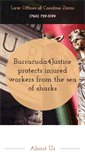 Mobile Screenshot of barracuda4justice.com